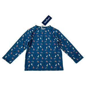 NWT Blue Quail 18M Man's Best Friend Long Sleeve Performance Tee